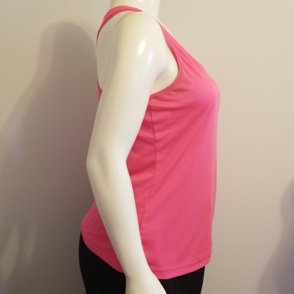 Pink Silky Razorback Fitness Top - Picture 2 of 6